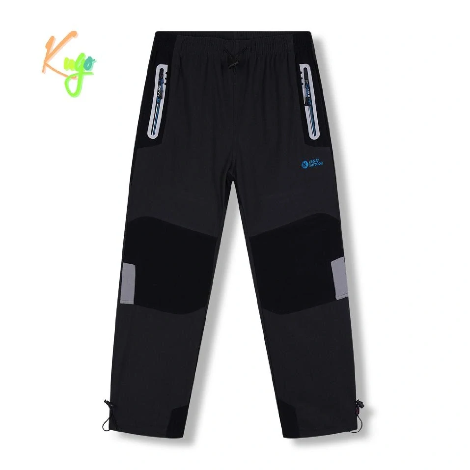 Outdoorové kalhoty pro děti Kugo G9667 tmavě šedé