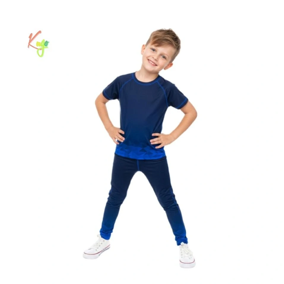 Chlapecké funkční sportovní legíny Kugo PC2523 modré