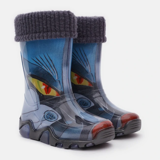 Dětské zateplené holinky Demar Stormer Lux Print HE Transformer