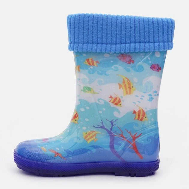 Dětské zateplené holínky Demar Hawai Lux Exclusive EG Oceán