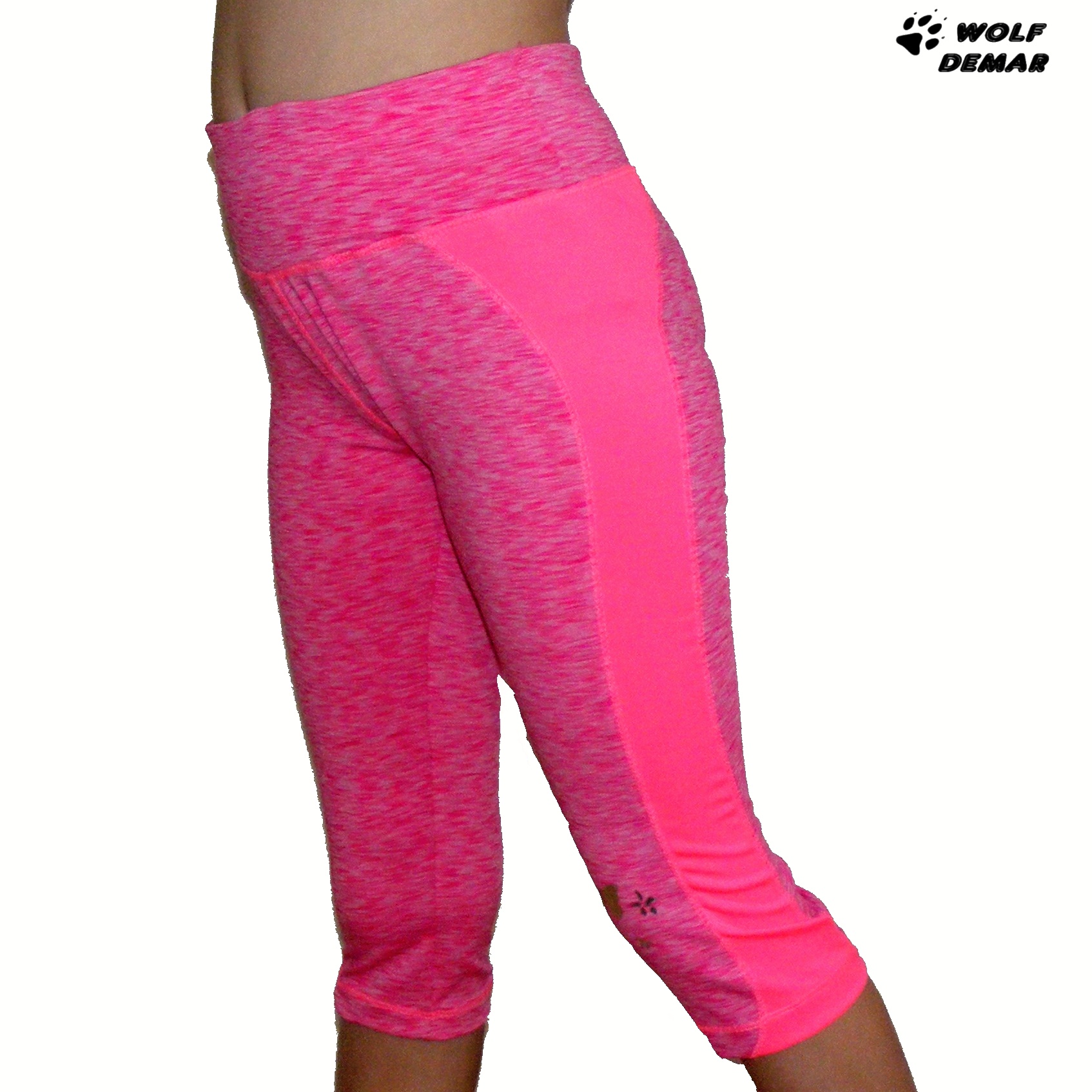 Dívčí 3/4 legíny WOLF H2047 růžové