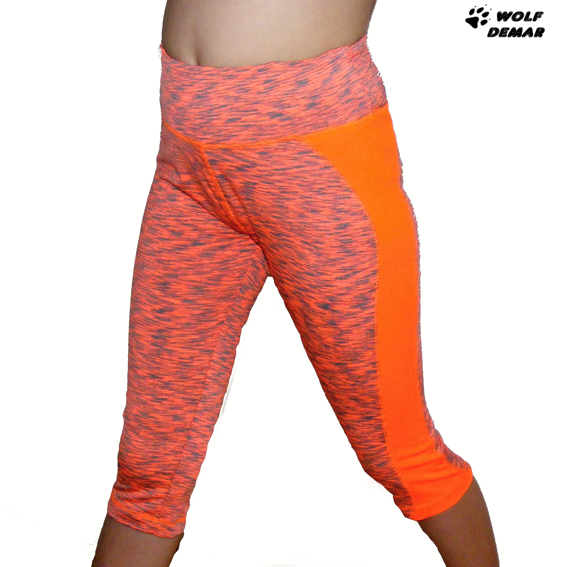 Dívčí 3/4 legíny WOLF H2047 oranžové