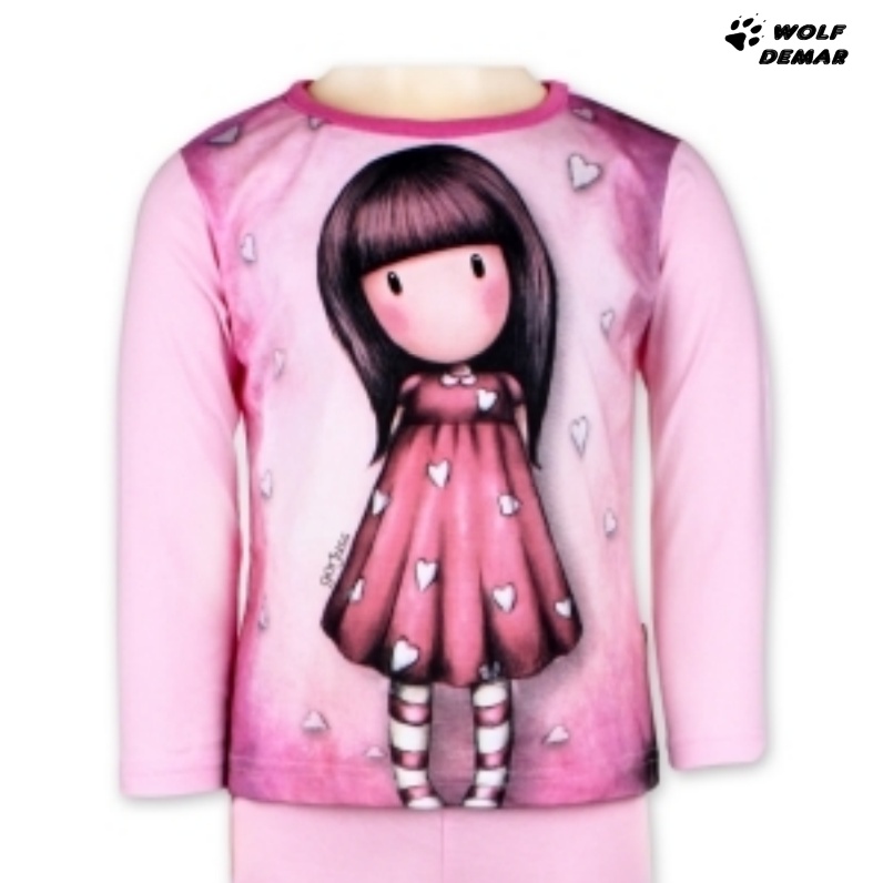 Dívčí pyžamo Santoro London Gorjuss růžové