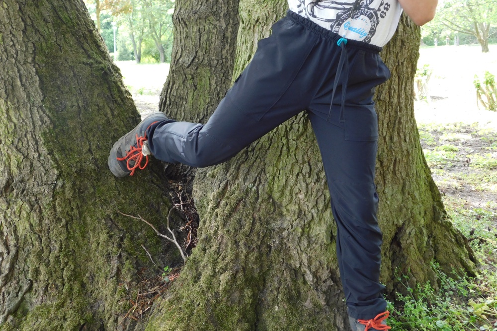 Outdoorové lehké funkční kalhoty JOŽÁNEK, prodyšné a voděodolné