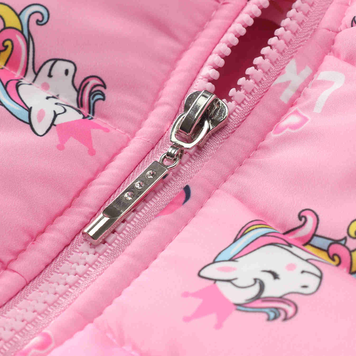 Dívčí podzimní bunda KUGO KM9923 lososová