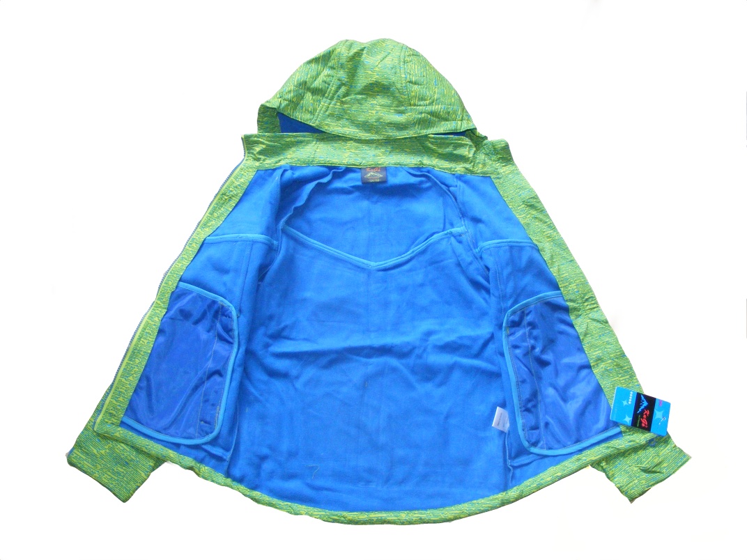 Chlapecká softshellová bunda s fleecem KUGO B2930 zelená