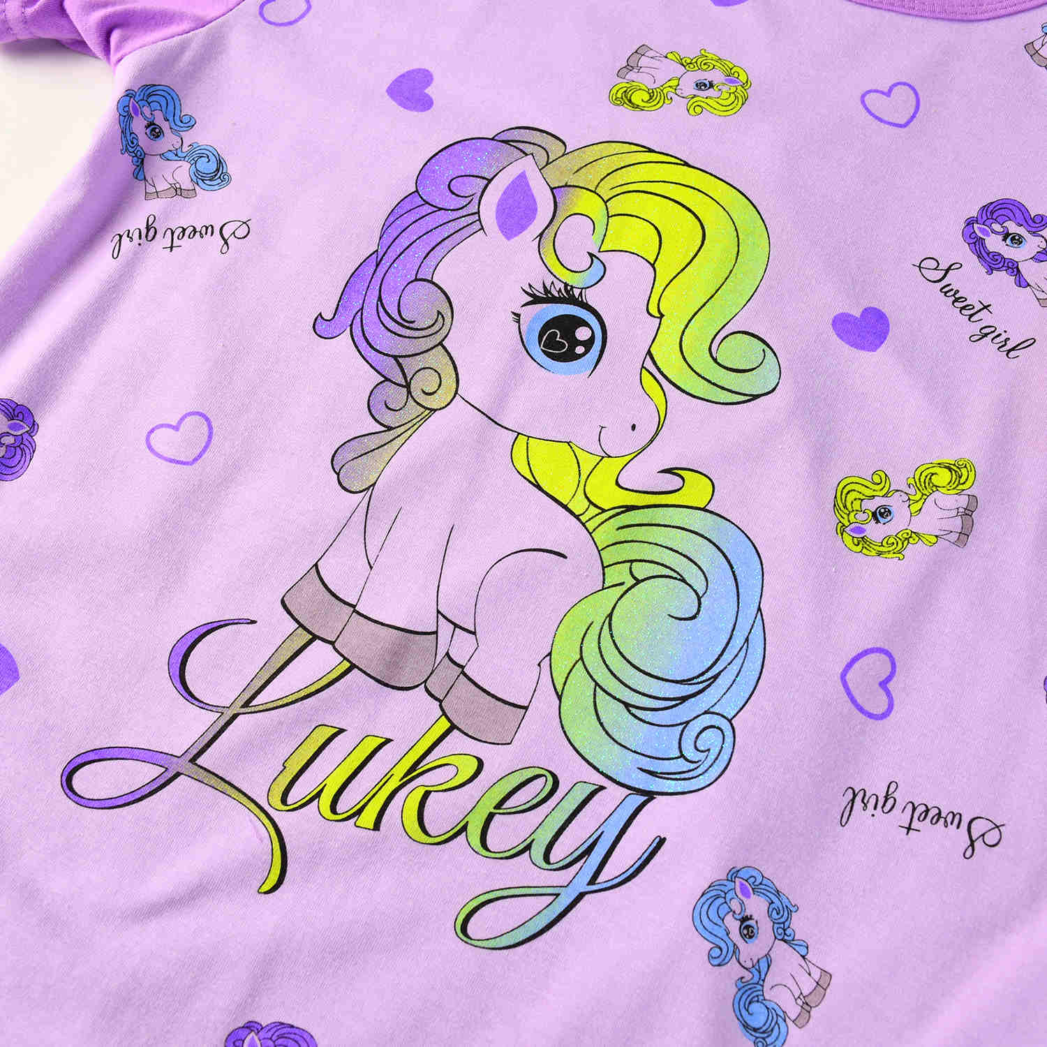 Dívčí noční košile KUGO MN1715, fialová