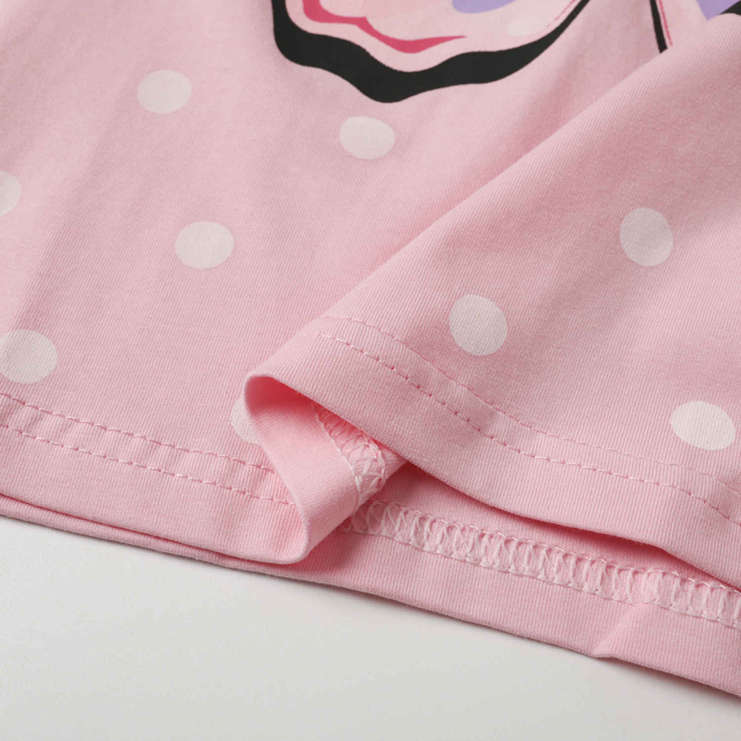 Dívčí tričko dl.r. KUGO DC0001, tmavě růžové