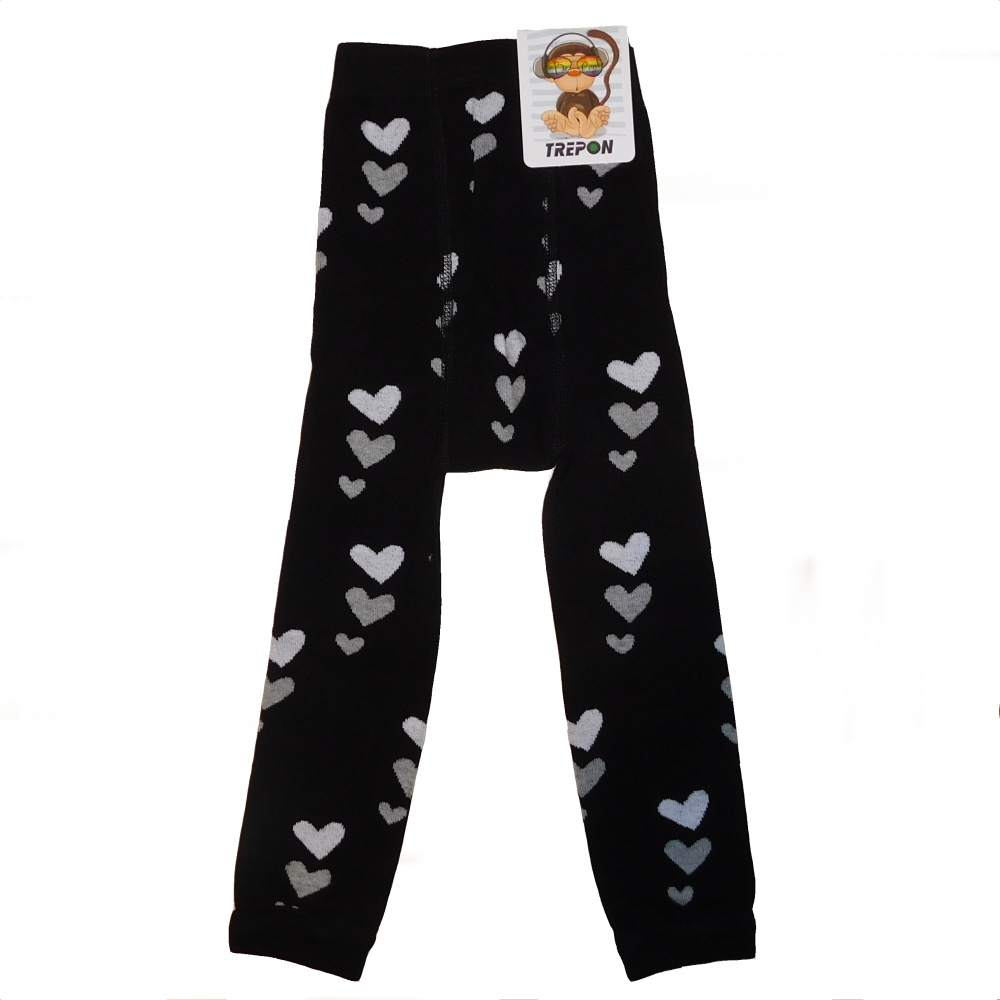 Dívčí punčochové legíny TREPON Evelínka, černé