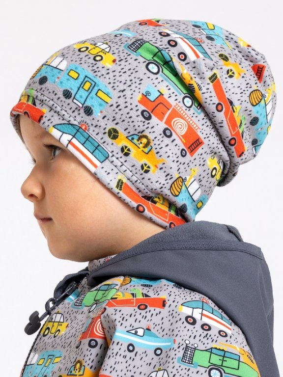 UNUO Dětská fleecová čepice Homeless, ZOO na výletě