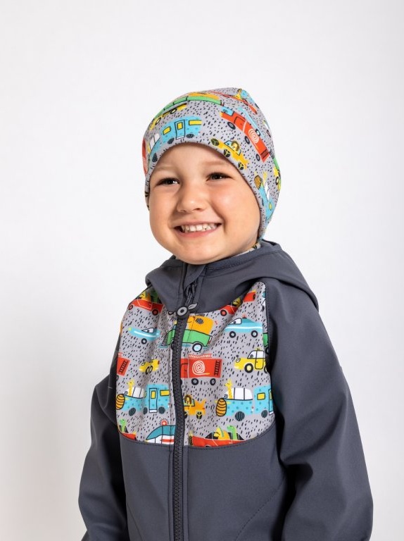 UNUO Dětská fleecová čepice Sport, ZOO na výletě