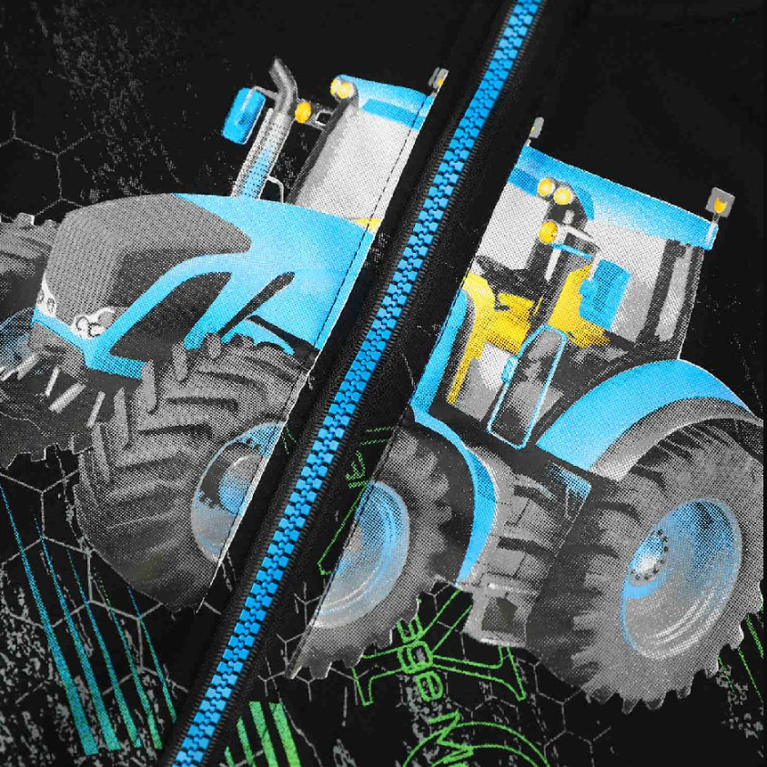 Chlapecká mikina KUGO HM0741, tyrkysová