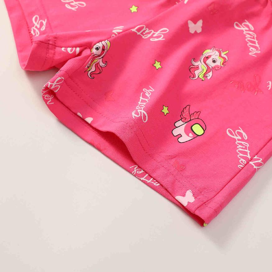 Dívčí kraťasy KUGO FS6720, světle růžové