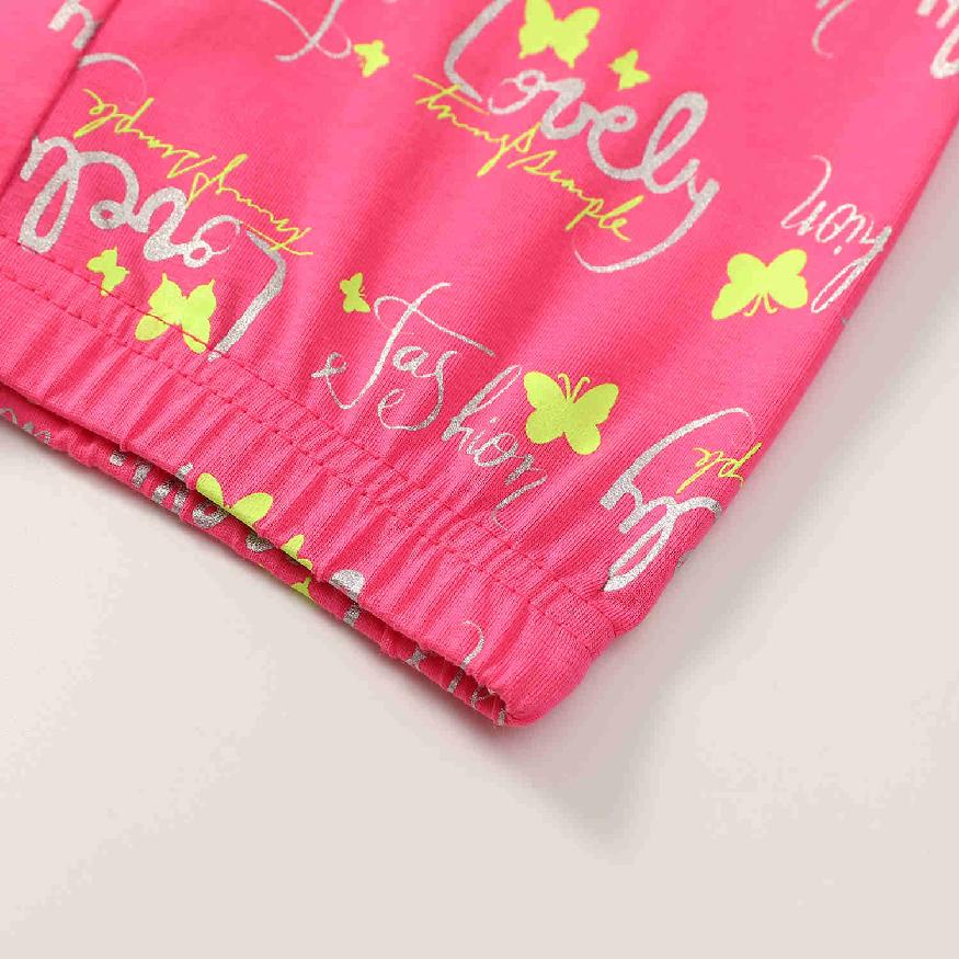 Dívčí legíny KUGO FL6741, růžové