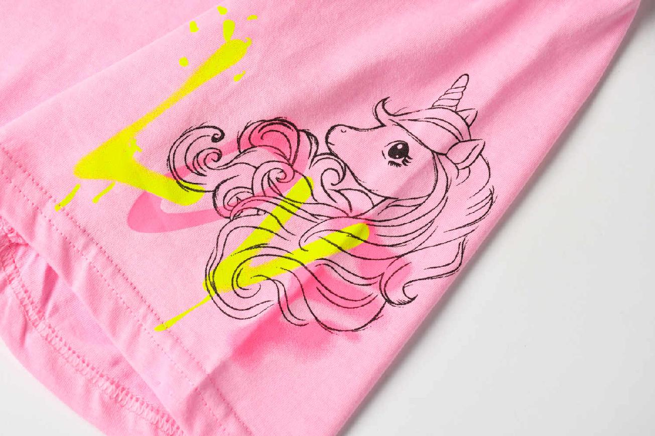 Dívčí letní pyžamo KUGO WP0914, fialové