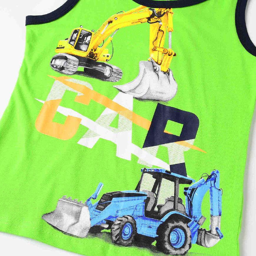 Chlapecké tílko KUGO TM9213, zelené