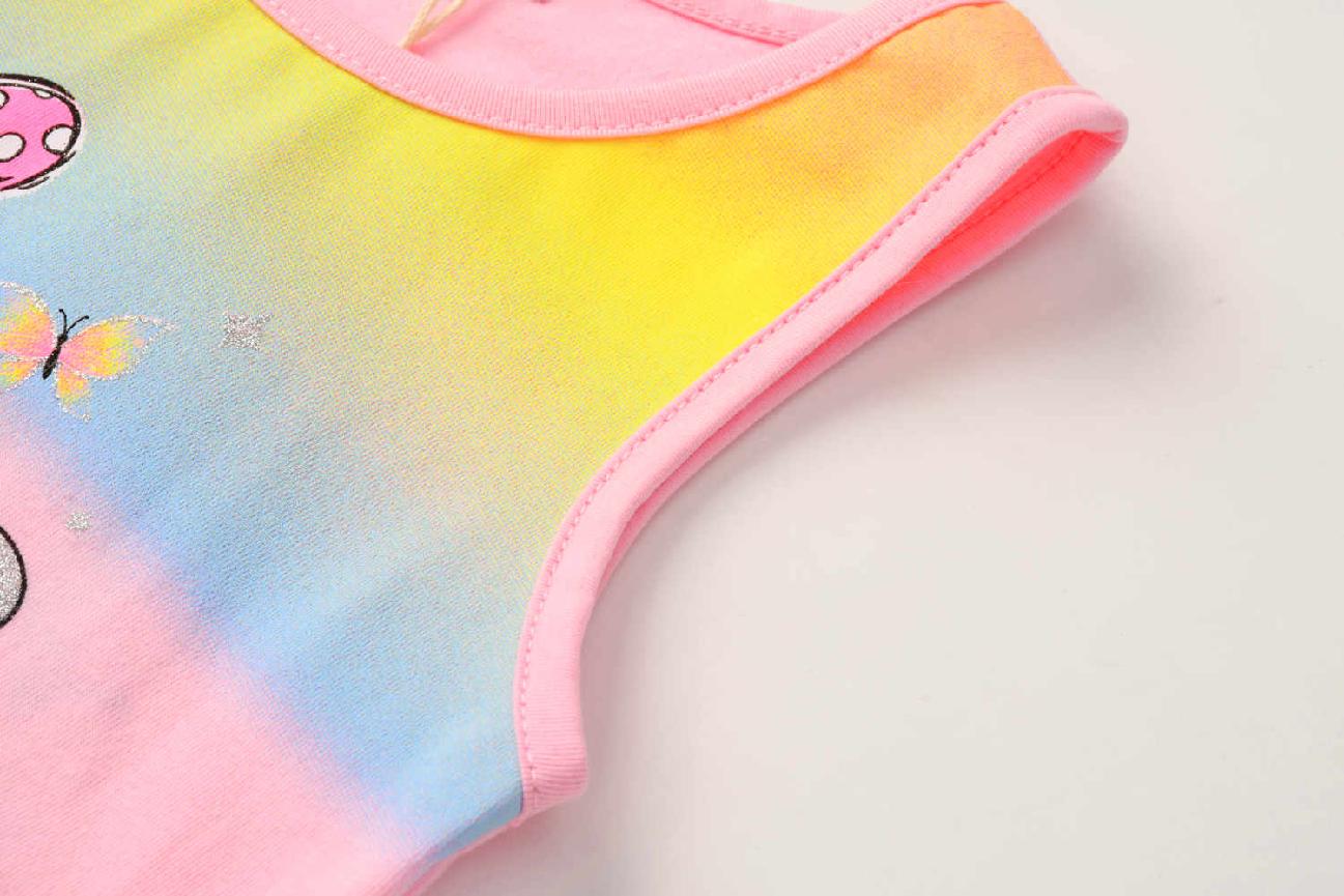 Dívčí tílko KUGO PC3815, světlejší růžová