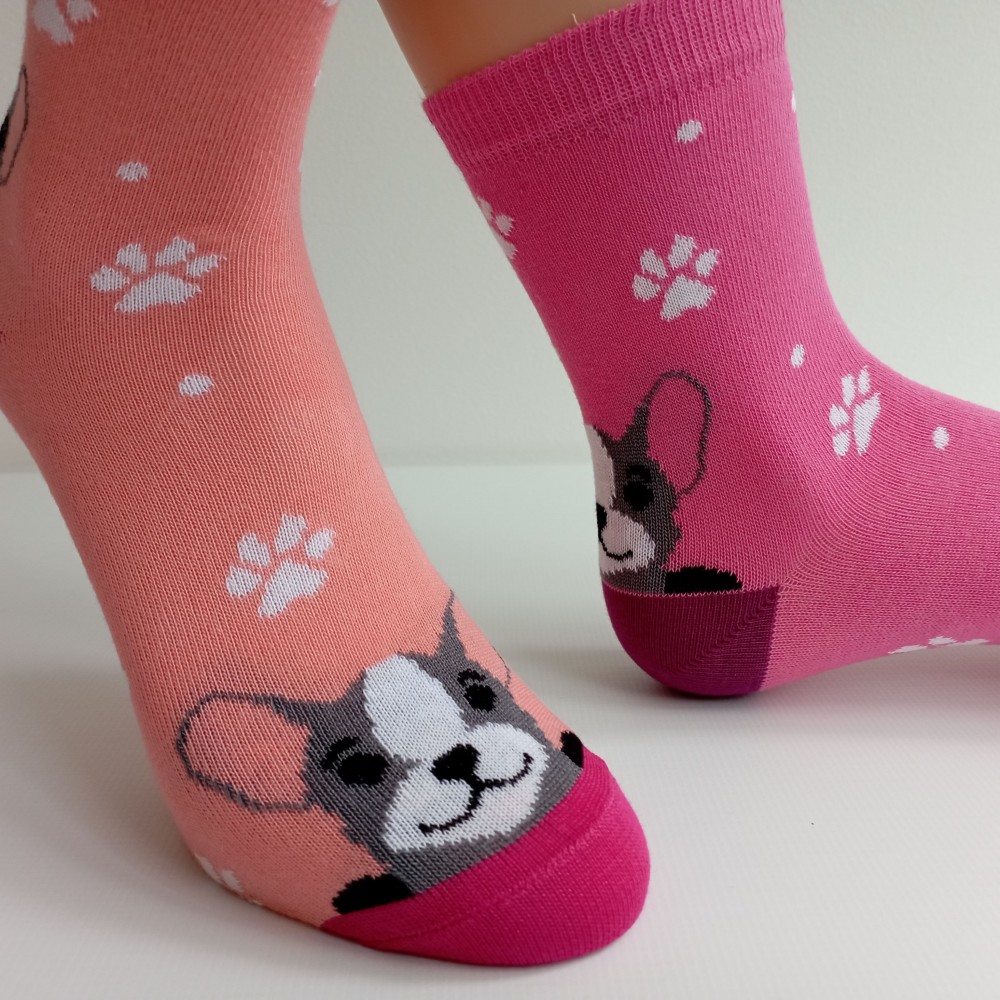 TREPON Dívčí ponožky Deli, meruňkové