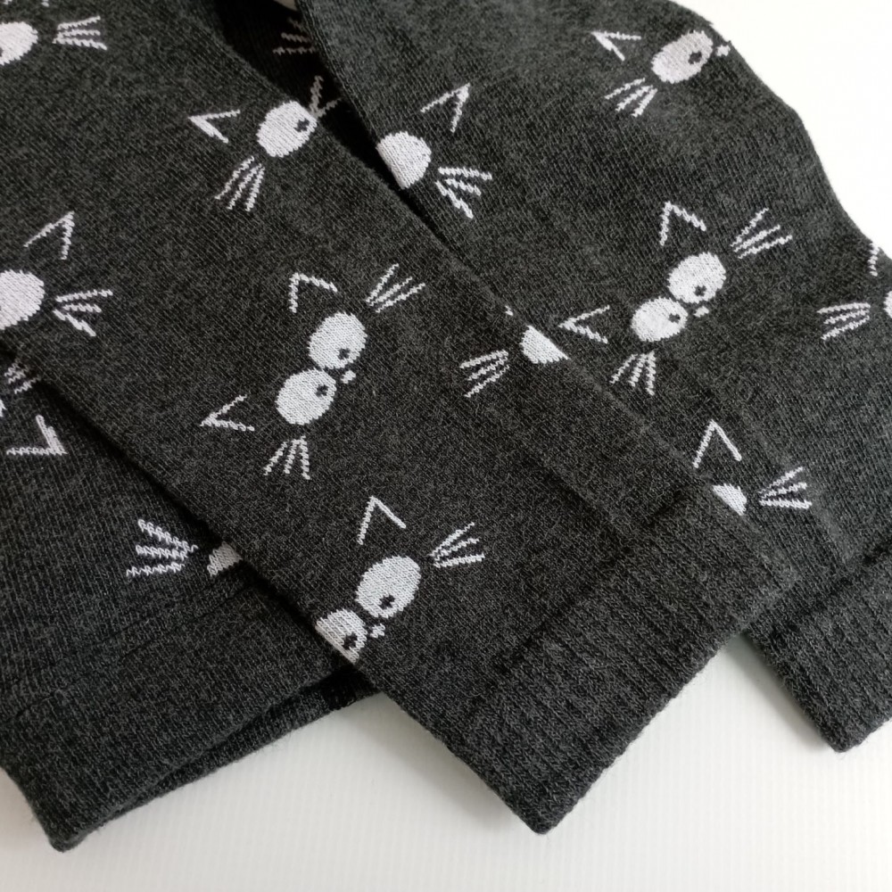 Dívčí punčochové legíny TREPON Macík, antracitové melé