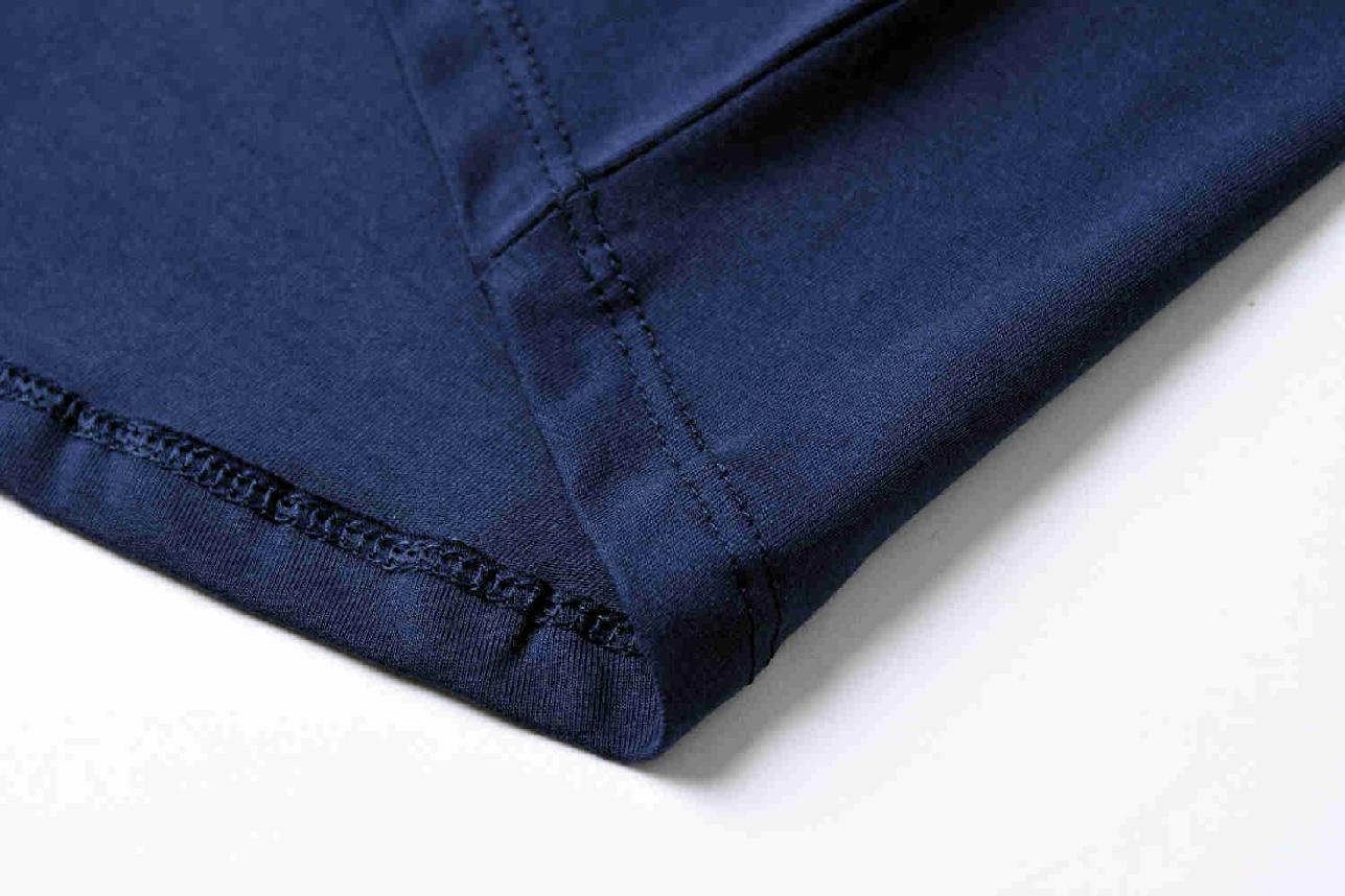 Dívčí tričko dl.r. KUGO HC0750, tmavě modré