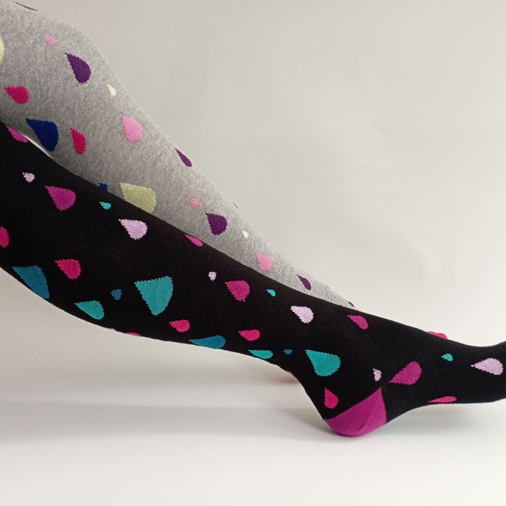 Dívčí punčocháče TREPON Duha, černé