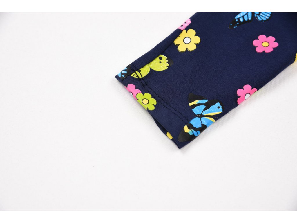 Dívčí šaty dl.r. KUGO HC3919, tmavě modré