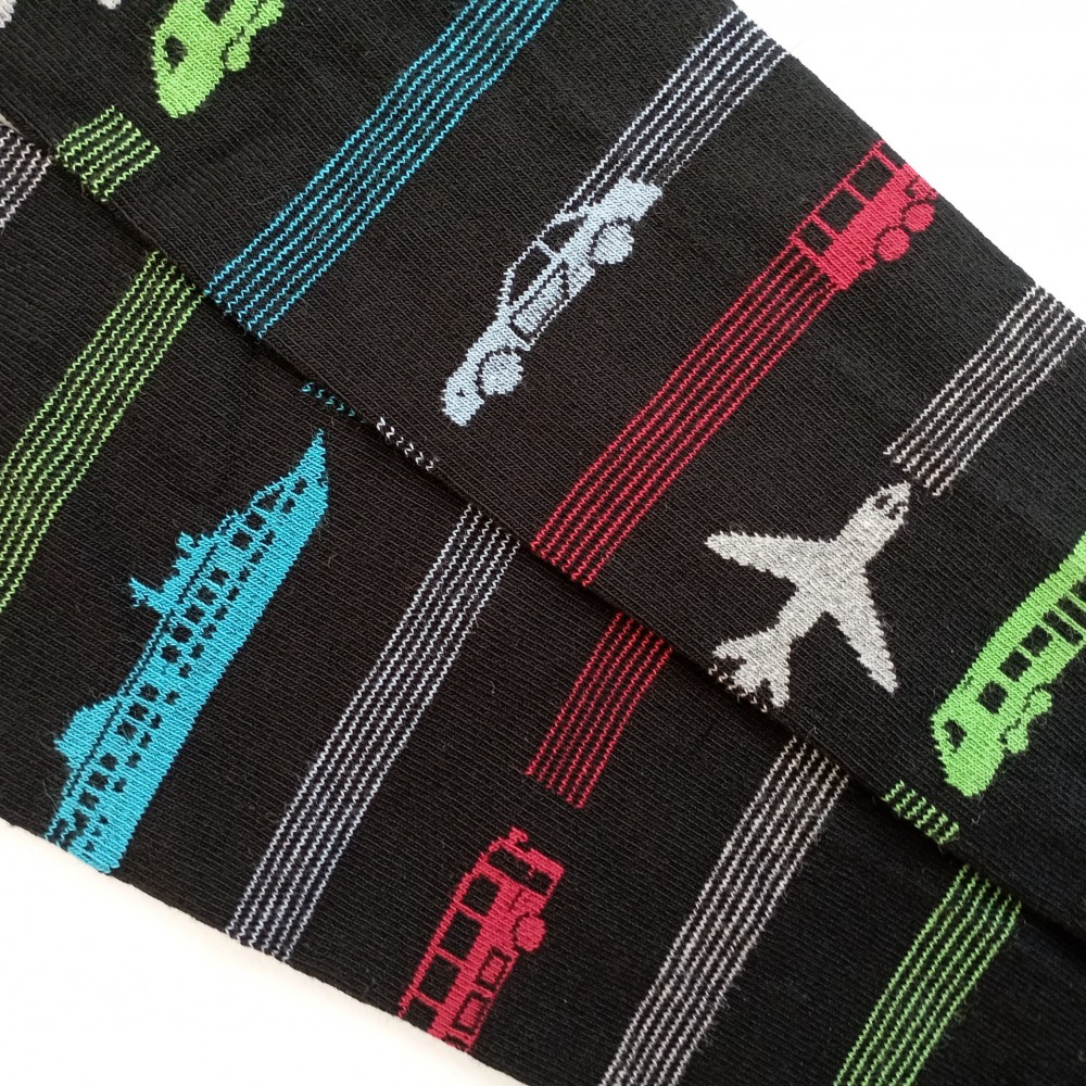 Chlapecké punčochové legíny TREPON Cestovatel, černé