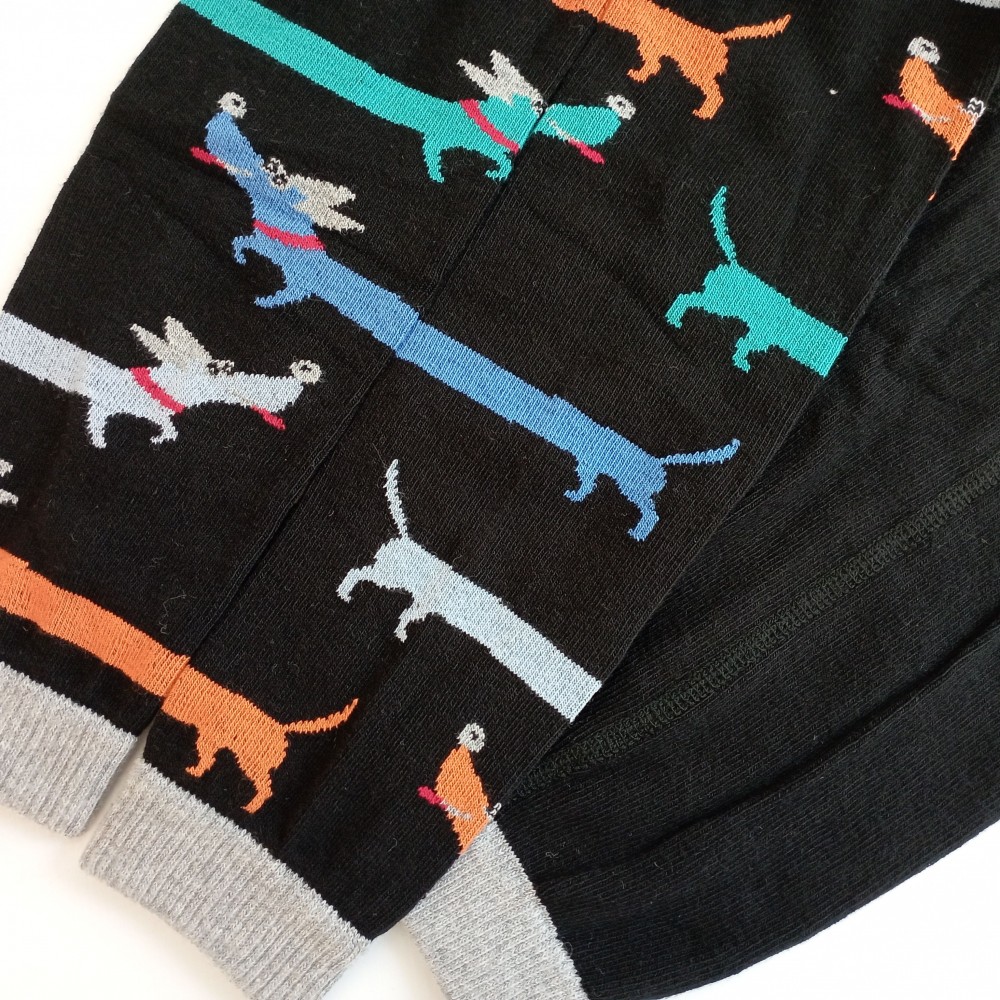 Dětské punčochové legíny Trepon Jezevčík, černé