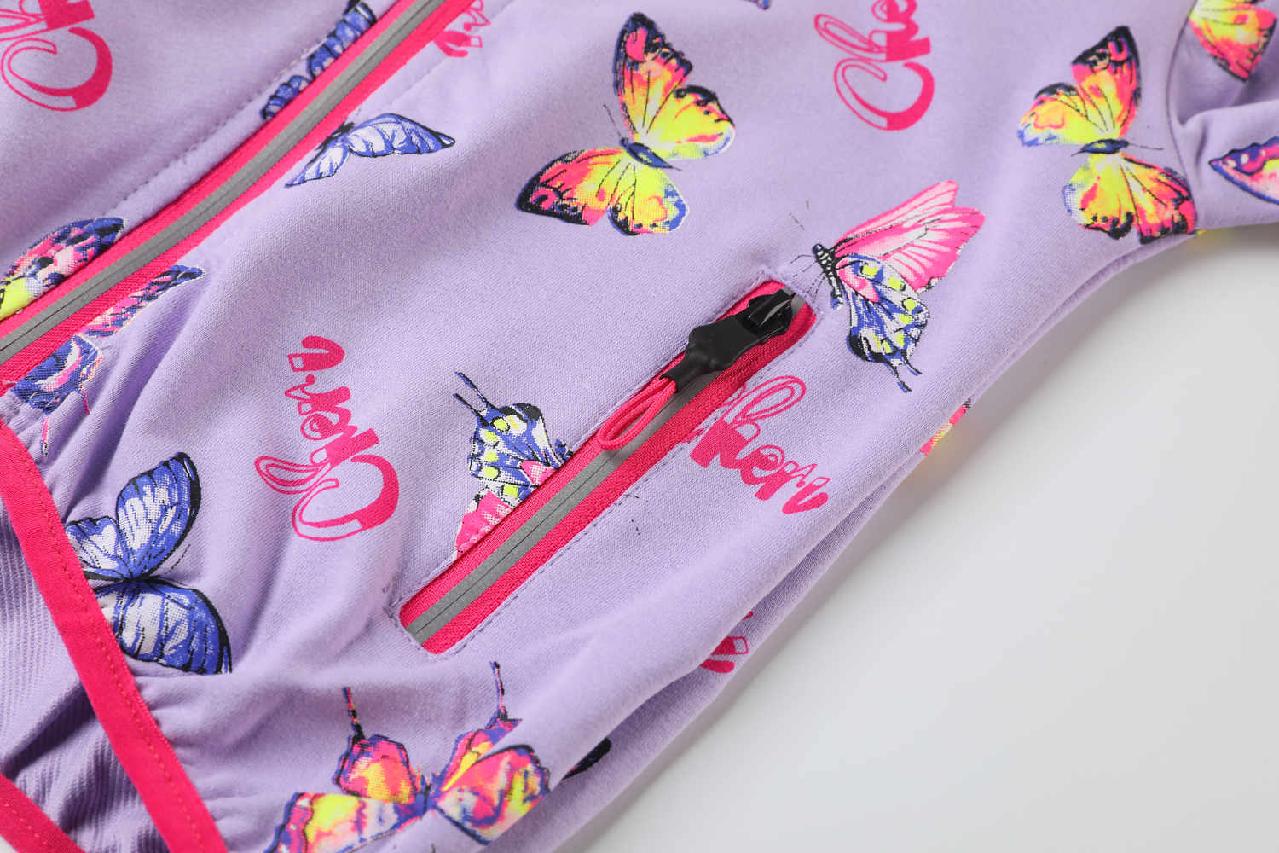 Dívčí mikina Kugo HM9267, fialová