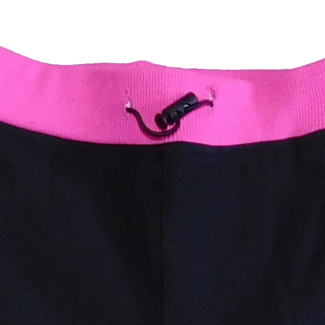 Dívčí softshellové kalhoty zateplené Kugo HK5515, černá / růžová