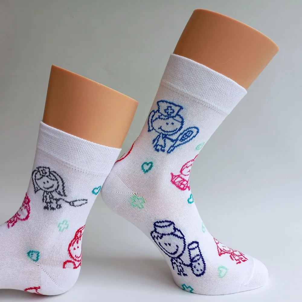 Dámské ponožky Trepon Ambulance, bílé