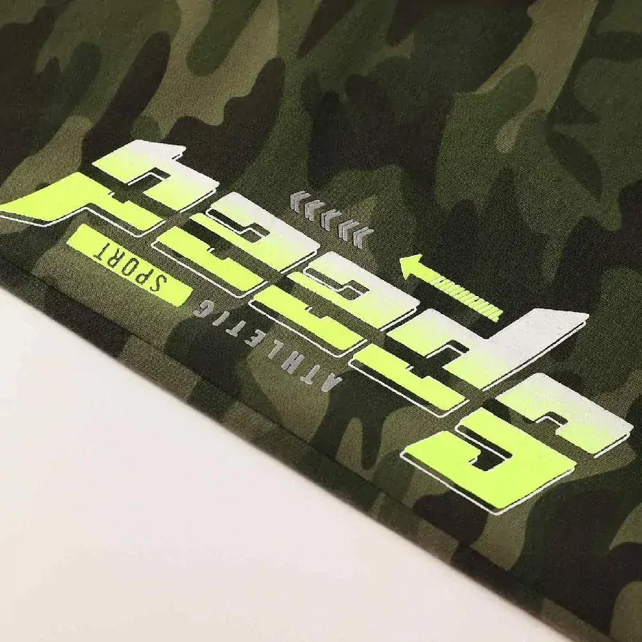 Chlapecké maskáčové tepláky Kugo TM9222, zelené