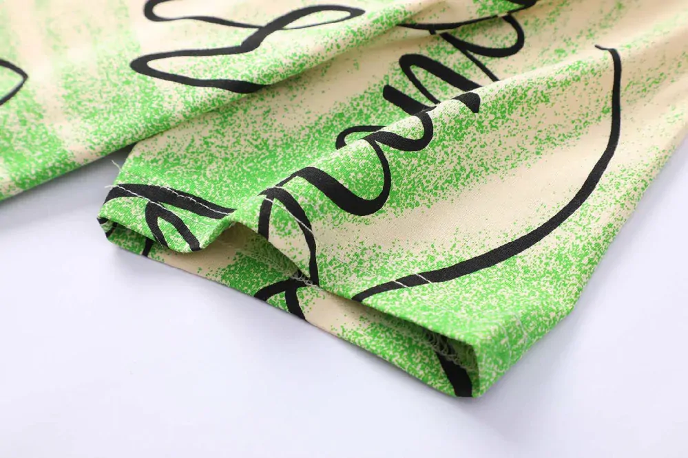 Chlapecké tričko kr.r. Kugo FB3811, béžová / zelená