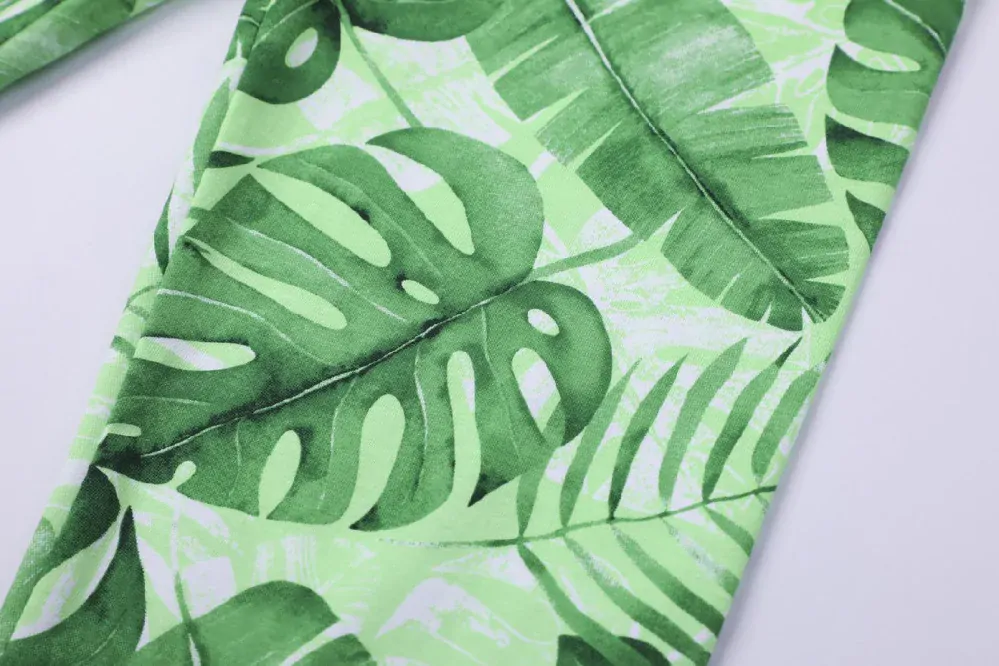 Dívčí 3/4 legíny Kugo FV1075, zelené