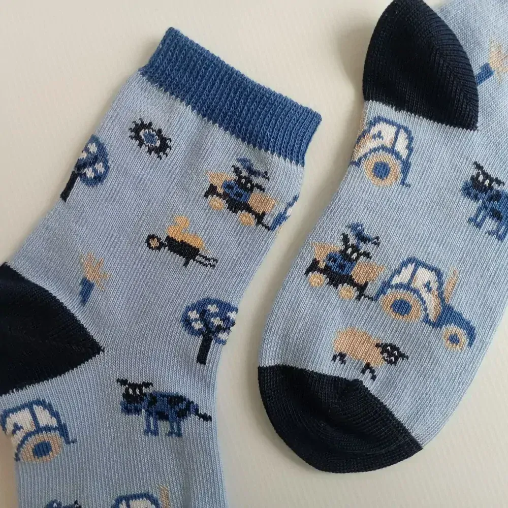 Dětské ponožky Trepon Farmík, modré