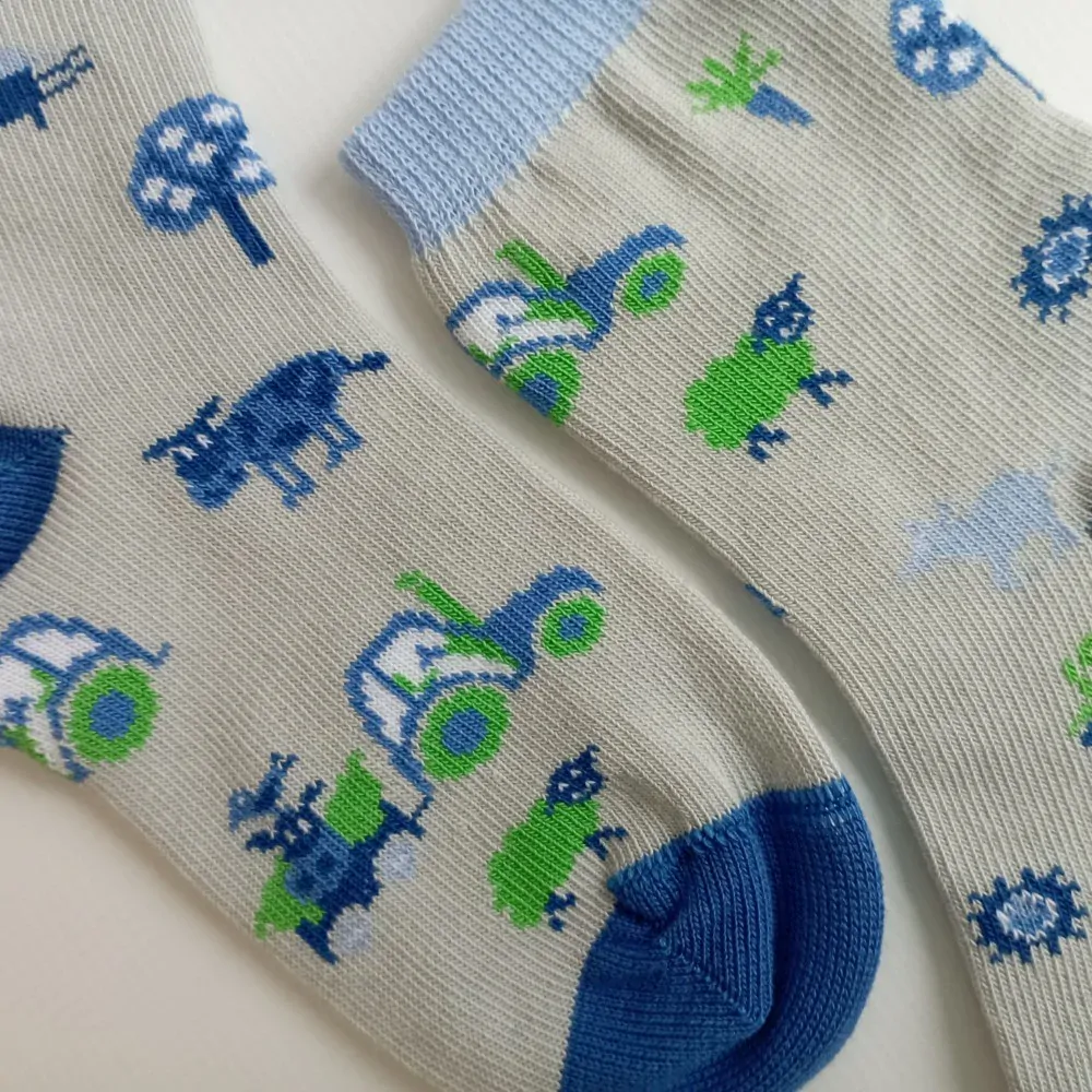 Kojenecké ponožky Trepon Farmík, šedé