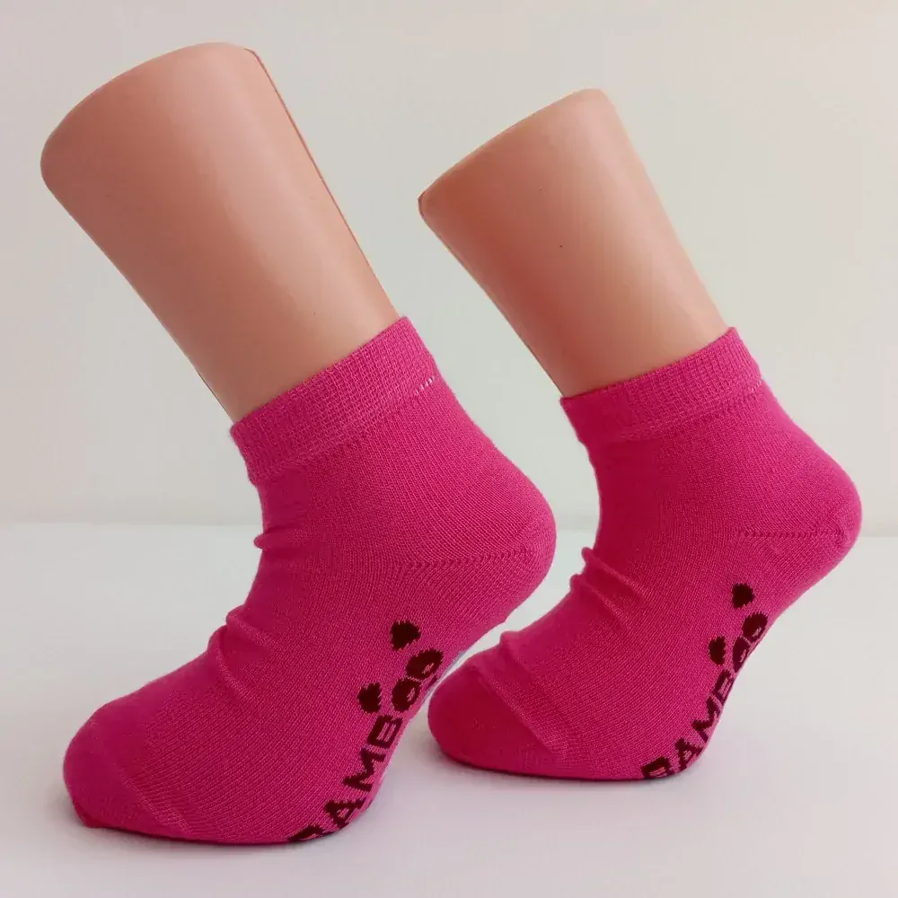 Dětské kotníkové ponožky z bambusové viskózy Trepon Boden, růžové