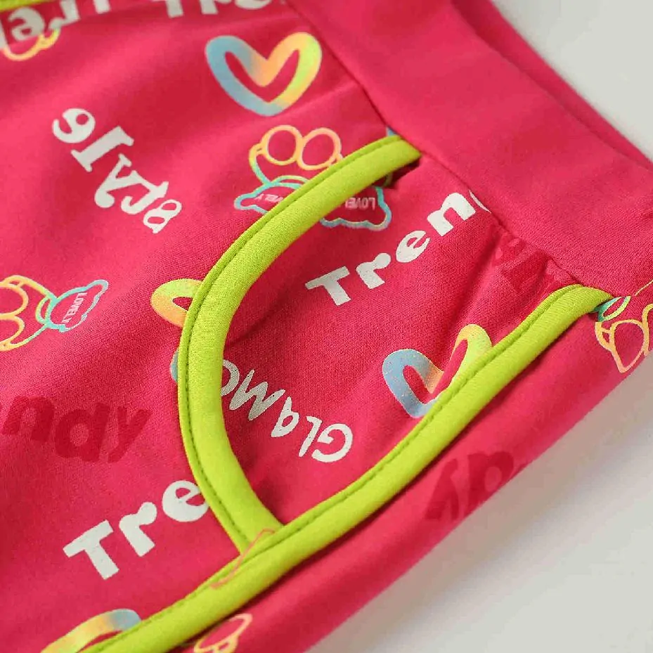 Dívčí kraťasy Kugo HS0679, růžové