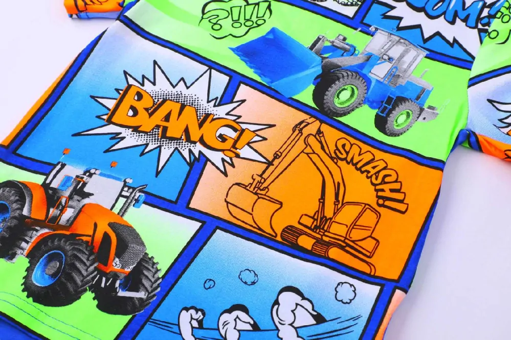 Chlapecké tričko kr.r. Kugo HC9338 modré