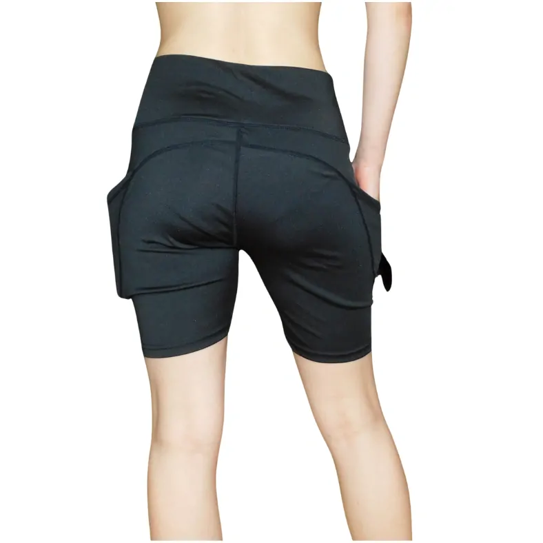 Dámské krátké legíny Elevek YJ-8, černé