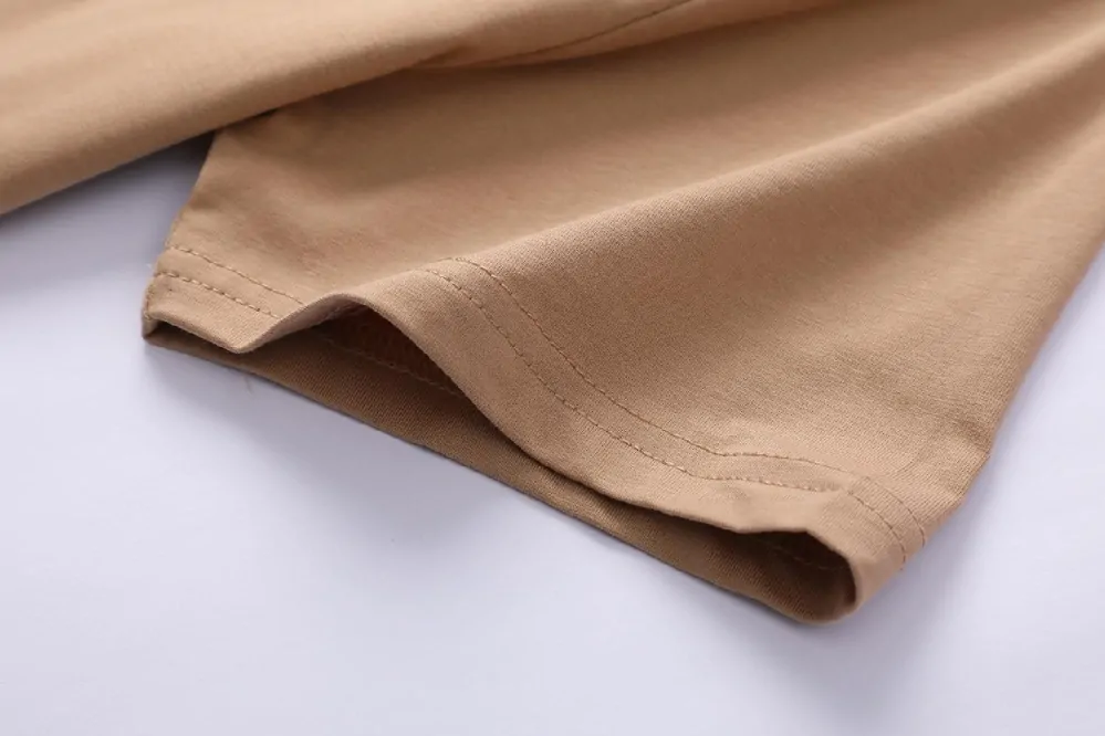 Chlapecké tričko kr.r. Kugo FB3814 tmavě béžové