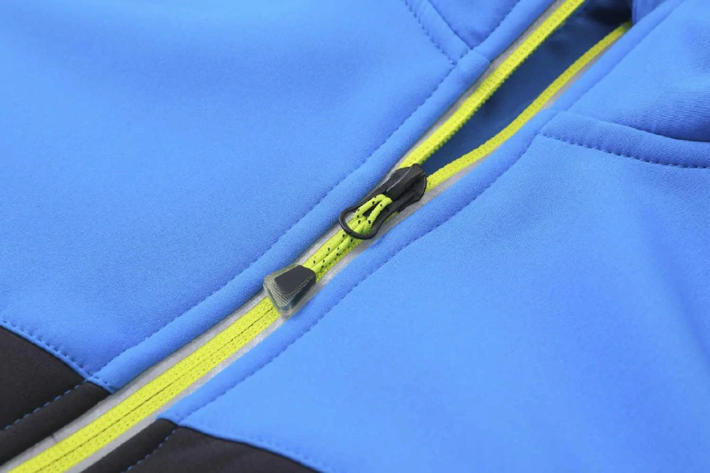 Chlapecká softshellová bunda zateplená Kugo HK5603 modrá / černá