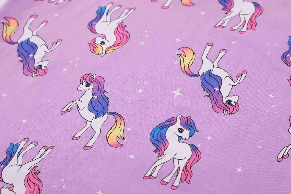 Dívčí noční košile dl.r. Kugo MC5856, fialová