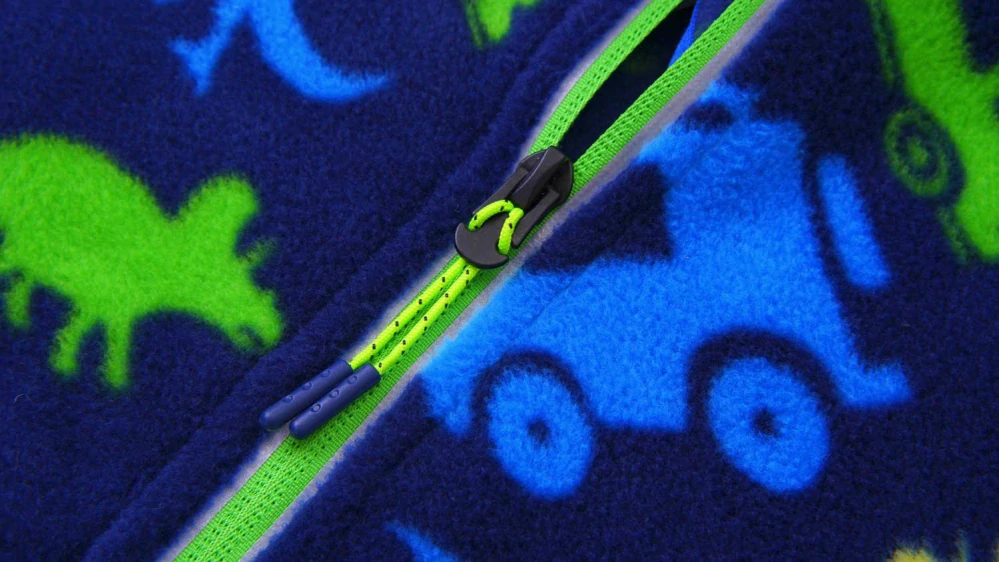 Chlapecká flísová mikina Kugo FM9711, tmavě modrá