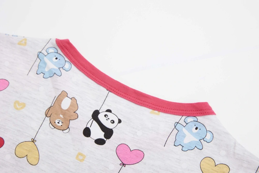 Dívčí noční košilka dl.r. Wolf S2483 šedý melír