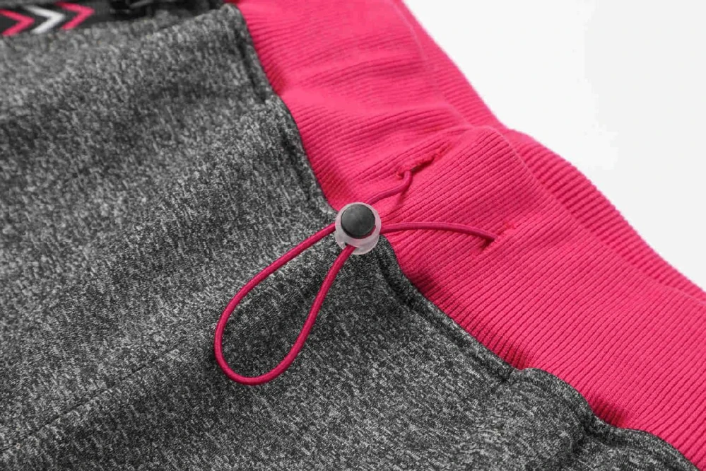 Teplé softshellové tepláky dívčí Kugo GK8636 šedý melír