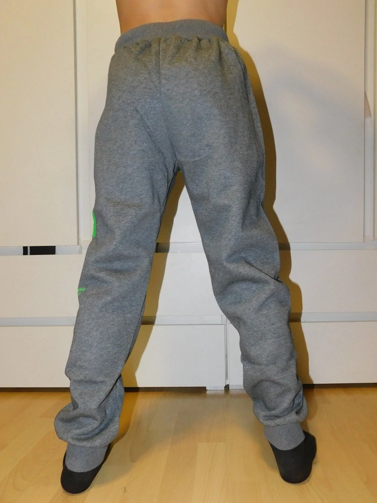 Teplé chlapecké tepláky Kugo GM9794 šedé