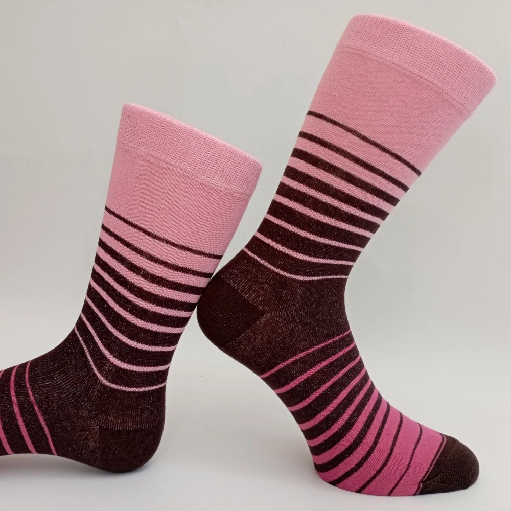 Barevné dívčí a dámské ponožky Trepon Laura růžové