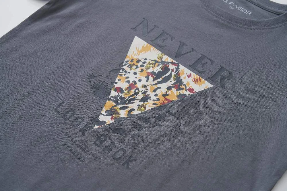 Chlapecké tričko s krátkým rukávem Wolf S2503 šedé