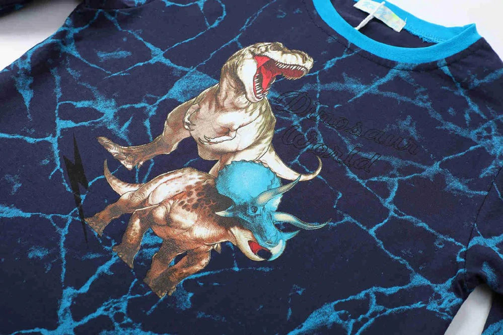 Chlapecké bavlněné pyžamo Kugo MP5890 tmavě modré